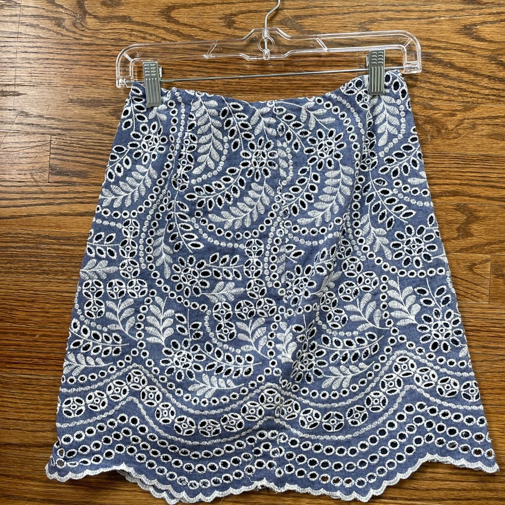 Loft patterned skirt